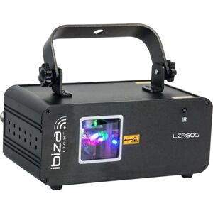Laser Ibiza Light Vert 60mW - 9 DMX, 128 Motifs - Classe 3B - Publicité Laser Ibiza Light Vert 60mW - 9 DMX, 128 Motifs - Classe 3B - Publicité