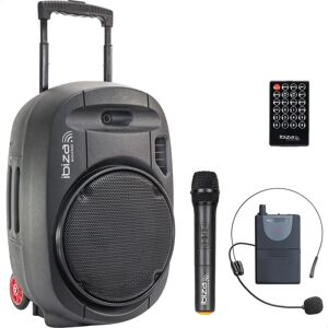 Ibiza PORT12UHF-MKII - Sistema PA portátil 12”/30cm con USB, REC, VOX, Bluetooth, 2 micrófonos UHF Ibiza PORT12UHF-MKII - Sistema PA portátil 12”/30cm con USB, REC, VOX, Bluetooth, 2 micrófonos UHF