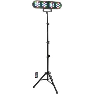 Projecteur PAR LED 4 FUNLED avec Télécommande et Support - Publicité Projecteur PAR LED 4 FUNLED avec Télécommande et Support - Publicité
