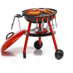 Paradiso Toys Czerwony Zestaw Grillowy z Zabawki - Grill dla Dzieci Paradiso Toys Czerwony Zestaw Grillowy z Zabawki - Grill dla Dzieci
