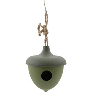 Maison d'oiseaux en bambou vert Point-Virgule - 16,4x16,4x18,7cm - Publicité Maison d'oiseaux en bambou vert Point-Virgule - 16,4x16,4x18,7cm - Publicité