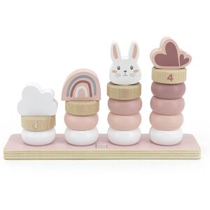 Label Little Stacking Rings - Houten stapelringen - Roze Label Little Stacking Rings - Houten stapelringen - Roze