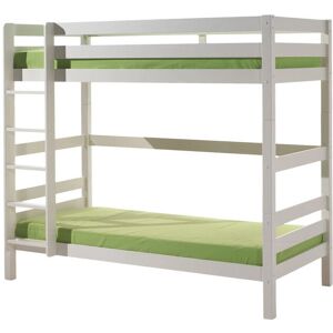 Letto a castello Vipack Pino - Scala reversibile, Legno massiccio, 90x200cm Letto a castello Vipack Pino - Scala reversibile, Legno massiccio, 90x200cm
