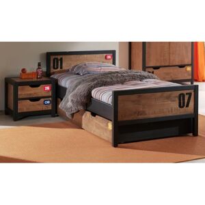 Vipack Alex Kinderbett - Naturholz & MDF - 90x200 - Sicher & Stilvoll Vipack Alex Kinderbett - Naturholz & MDF - 90x200 - Sicher & Stilvoll