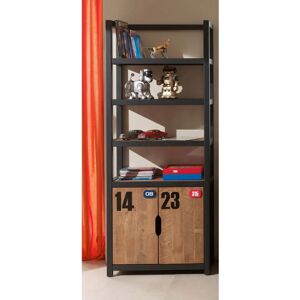 Vipack Alex Beiges Kinderregal - 3 Regale, 2 Türen - Kinderzimmer Vipack Alex Beiges Kinderregal - 3 Regale, 2 Türen - Kinderzimmer