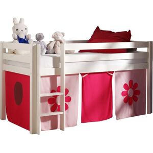 VIPACK Pino Hochbett Pink - Kinder Massivholz VIPACK Pino Hochbett Pink - Kinder Massivholz