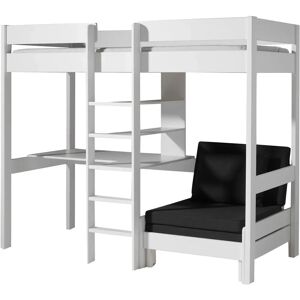 Vipack Pino Weiß Hochbett mit Schreibtisch & Regale - Für Kinder Vipack Pino Weiß Hochbett mit Schreibtisch & Regale - Für Kinder
