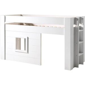 VIPACK Noah Hochbett - Weiß, 90x200, MDF, Ohne Matratze VIPACK Noah Hochbett - Weiß, 90x200, MDF, Ohne Matratze