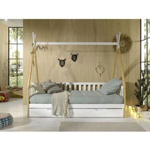 Vipack Tipi Kinderbett mit Stauraum - Weiß Vipack Tipi Kinderbett mit Stauraum - Weiß