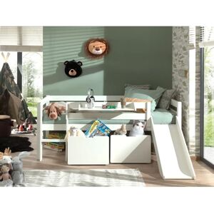 Vipack Pino Niedriges Spielbett mit Rutsche & Stauraum Vipack Pino Niedriges Spielbett mit Rutsche & Stauraum
