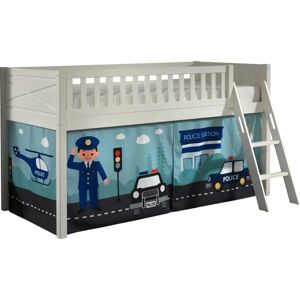 VIPACK Scott Cama Elevado - Infantil, Blanco, 90x200cm VIPACK Scott Cama Elevado - Infantil, Blanco, 90x200cm