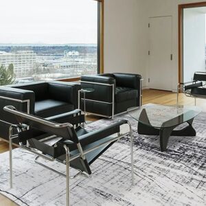 Louis de Poortere Griff Collection Rug - 140x200 cm - Black & White Louis de Poortere Griff Collection Rug - 140x200 cm - Black & White