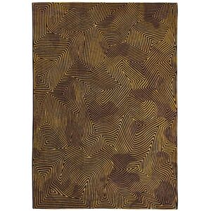 Alfombra Diseño Coral Louis de Poortere - Negro/Oro 170x240cm Alfombra Diseño Coral Louis de Poortere - Negro/Oro 170x240cm