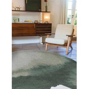 Louis de Poortere Meditation Lagoon Palm Green Round Rug - 9331 Louis de Poortere Meditation Lagoon Palm Green Round Rug - 9331