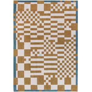 Tapis d'Échecs Miel Louis De Poortere - Motif Géométrique - Style Artistique Moderne - Publicité Tapis d'Échecs Miel Louis De Poortere - Motif Géométrique - Style Artistique Moderne - Publicité