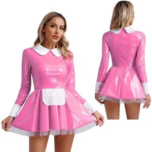 YDT Pink XXL Maid Cosplay Costume - Cosplay Costume YDT Pink XXL Maid Cosplay Costume - Cosplay Costume