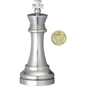 Eureka Puzzle Échecs Roi - Argent - Publicité Eureka Puzzle Échecs Roi - Argent - Publicité