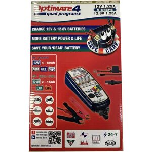 Tecmate Nabíječka Baterií - Podporuje všechny 12V sportovní baterie Tecmate Nabíječka Baterií - Podporuje všechny 12V sportovní baterie