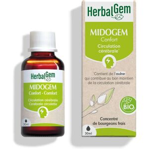 Herbalgem Midogem Confort - Moeraselbe, Hazelnoot, Wilde Roos - Voedingssupplement Herbalgem Midogem Confort - Moeraselbe, Hazelnoot, Wilde Roos - Voedingssupplement
