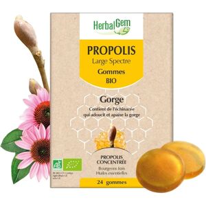 Herbalgem Propolis Spectre Large Citron - Publicité Herbalgem Propolis Spectre Large Citron - Publicité