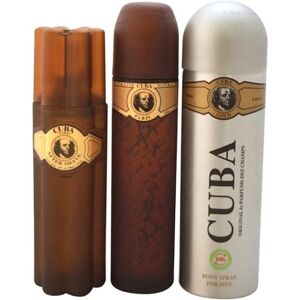 Cuba Gold Coffret Cadeau de Fragluxe - Eau de Toilette, Après-Rasage & Spray corporel - Publicité Cuba Gold Coffret Cadeau de Fragluxe - Eau de Toilette, Après-Rasage & Spray corporel - Publicité