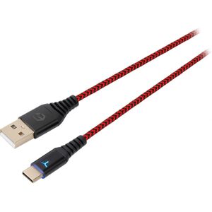 EgoGear SCH10 Punainen/Musta 3m USB C Latauskaapeli - USB A to C Switch, PS5, Xbox EgoGear SCH10 Punainen/Musta 3m USB C Latauskaapeli - USB A to C Switch, PS5, Xbox