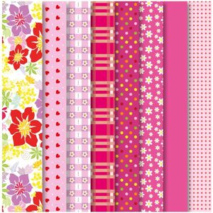 Vervaco Patch in Tessuto di Poliestere Rosa per Alta Moda - Couture Fabric Patch Vervaco Patch in Tessuto di Poliestere Rosa per Alta Moda - Couture Fabric Patch