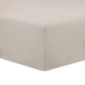 Drap Vision Beige 180x200cm - Coton - Publicité Drap Vision Beige 180x200cm - Coton - Publicité
