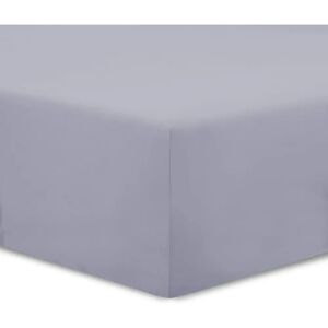 Drap Gris Vision - 160x200cm - Coton - Publicité Drap Gris Vision - 160x200cm - Coton - Publicité