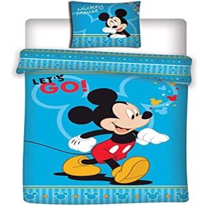 Disney Mickey Mouse Duvet Cover Let's Go - 140 x 200 cm - Polyester Disney Mickey Mouse Duvet Cover Let's Go - 140 x 200 cm - Polyester