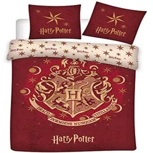 Juego de ropa de cama Harry Potter Rojo - 140x200cm, 63x63cm Fundas - Oficial Juego de ropa de cama Harry Potter Rojo - 140x200cm, 63x63cm Fundas - Oficial