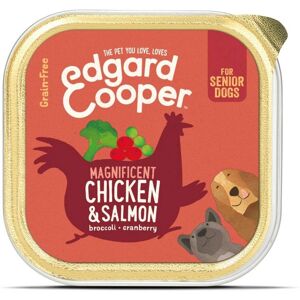 Edgard & Cooper Comida húmeda para perros mayores pollo y salmón 150g Edgard & Cooper Comida húmeda para perros mayores pollo y salmón 150g