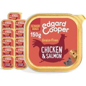 Edgard and Cooper Chicken Salmon Senior Dog Food - 11x150g Edgard and Cooper Chicken Salmon Senior Dog Food - 11x150g