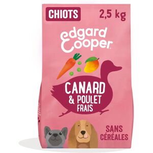 Nourriture pour chiots sans céréales Edgard & Cooper - 2,5 kg + 600 g de canard et poulet Nourriture pour chiots sans céréales Edgard & Cooper - 2,5 kg + 600 g de canard et poulet