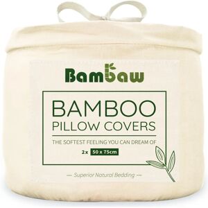 Funda de Almohada de Bambú Marfil - Funda de Almohada Funda de Almohada de Bambú Marfil - Funda de Almohada
