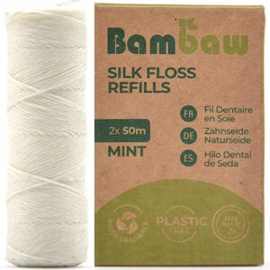 Hilo Dental Seda de Morera Natural Bambaw - 200 Usos Hilo Dental Seda de Morera Natural Bambaw - 200 Usos