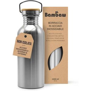Butelka ze stali nierdzewnej Bambaw 1L - Ekologiczna butelka Butelka ze stali nierdzewnej Bambaw 1L - Ekologiczna butelka