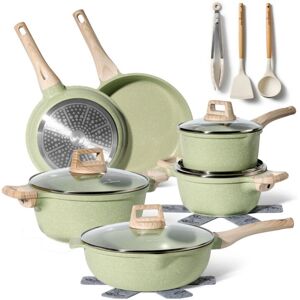 Just Perfecto JL-787 Marmorbeschichtetes Kochgeschirr-Set - Induktion, 15 Stück Just Perfecto JL-787 Marmorbeschichtetes Kochgeschirr-Set - Induktion, 15 Stück