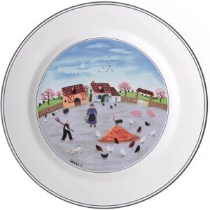 Villeroy & Boch Model 10-2337-2624 Blue Farm Scene 27cm Dinner Plate Villeroy & Boch Model 10-2337-2624 Blue Farm Scene 27cm Dinner Plate