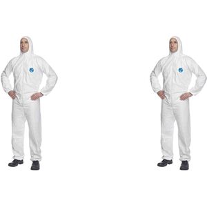 DuPont Tyvek 200 EasySafe Verneutstyr - Kategori III, Modell CHF5, Hvit, Størrelse L DuPont Tyvek 200 EasySafe Verneutstyr - Kategori III, Modell CHF5, Hvit, Størrelse L