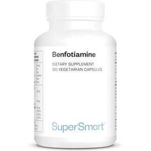 SuperSmart Benfotiamine - Dietary Supplement - 120 Veg. Caps SuperSmart Benfotiamine - Dietary Supplement - 120 Veg. Caps