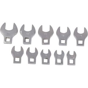 Silverline 111508 Jeu de clés à fourche 10-19 mm - Acier chromé vanadium Silverline 111508 Jeu de clés à fourche 10-19 mm - Acier chromé vanadium