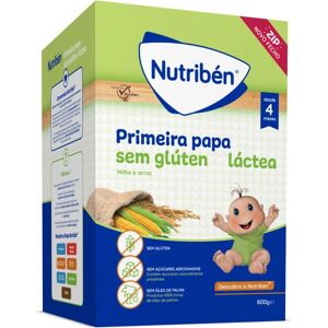 Nutribén First Porridge with milk, rice and corn gluten free 600g Nutribén First Porridge with milk, rice and corn gluten free 600g