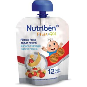 Nutriben Nutribén Fruta & Go Banana, Strawberry & Yogurt - Baby Food Pouch Nutriben Nutribén Fruta & Go Banana, Strawberry & Yogurt - Baby Food Pouch