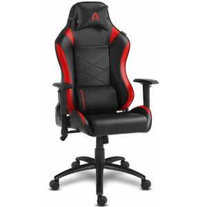 Alpha Gamer AGATENA-BK-RED - Cadeira de jogos PC - Encosto ajustável Alpha Gamer AGATENA-BK-RED - Cadeira de jogos PC - Encosto ajustável