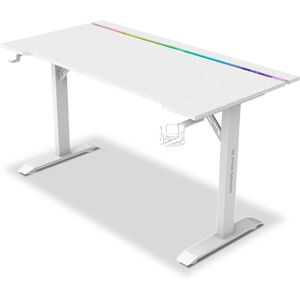 Alpha Gamer Starla RGB Branco - Escrivaninha Alpha Gamer Starla RGB Branco - Escrivaninha