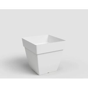 Artevasi Maceta cuadrada capri blanco - Maceta de planta Artevasi Maceta cuadrada capri blanco - Maceta de planta