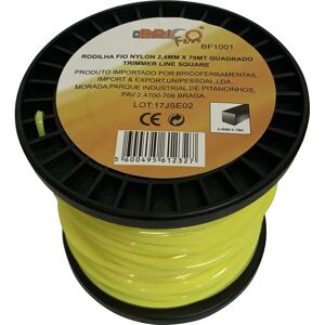 BRICOFERR BF1001 - Hilo de Desbrozadora Nylon Perfil Cuadrado - 2,4 mm x 79 m BRICOFERR BF1001 - Hilo de Desbrozadora Nylon Perfil Cuadrado - 2,4 mm x 79 m