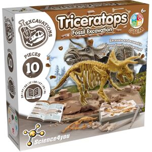 Science4You Uitgraving van Triceratops fossiel - Speelgoed Science4You Uitgraving van Triceratops fossiel - Speelgoed