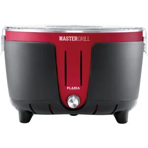 Carrinho Kamado Flama 4006FL - Carvão, Preto, Vermelho - Churrasqueira Carrinho Kamado Flama 4006FL - Carvão, Preto, Vermelho - Churrasqueira